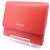 Billetera compacta de cuero Paul Smith Roja
