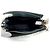 Borsa a Spalla in Pelle con Logo Coach Blu Turchese - vista 5