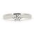 Autre Marque Niwaka PT950 Diamantring Silber