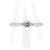 Autre Marque Niwaka PT950 Diamantring Silber - Ansicht 2