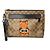 Clutch in PVC Coach Marrone