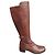Autre Marque Botas Accessoire Diffusion de piel marrón Castaño