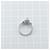 Autre Marque Pt850 Rubin-Diamant-Ring Rot - Ansicht 6