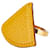 Lederring für das Hermès Triangle Schal Gelb