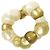 Autre Marque Bracciale in Pietra Casuale Florian D'oro