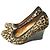 Bailarinas WEDGE de Piel de Vaca Lanvin Multicolor Estampado de leopardo - vista 2