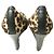 Bailarinas WEDGE de Piel de Vaca Lanvin Multicolor Estampado de leopardo - vista 4