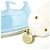 Chloé Borsa Clutch in PVC See by Chloe Blu - vista 5