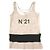Autre Marque N21 Tüll-Spitzen-Top Beige