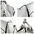 Borsa a Spalla Hammock Loewe in Pelle Bianca Bianco - vista 4