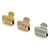 Set di fermagli per capelli Louis Vuitton Marrone Argento D'oro