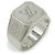 Anello Signet Monogramma Louis Vuitton Argento - vista 2