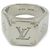 Anello Signet Monogramma Louis Vuitton Argento - vista 5