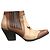 Botines Sartore de piel marrón beige Castaño