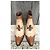 Botines Sartore de piel marrón beige Castaño - vista 3