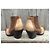 Botines Sartore de piel marrón beige Castaño - vista 4