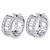 Orecchini a cerchio in diamante Atlas di Tiffany & Co.