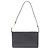 Borsa a spalla in pelle nera Gancini di Salvatore Ferragamo Nero