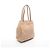 Borsa a Spalla in Pelle Anagram Loewe Beige - vista 2