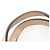 Borsa a Spalla in Pelle Anagram Loewe Beige - vista 6