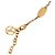 Collier Pendentif en Rhinestones Plaqué Or Louis Vuitton Doré - vue 4