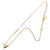 Collier Pendentif en Rhinestones Plaqué Or Louis Vuitton Doré - vue 5