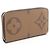 Cartera Zippy Louis Vuitton Castaño - vista 2