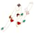 Van Cleef & Arpels Lucky Alhambra Long Necklace White Green Yellow  - view 2