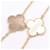 Van Cleef & Arpels Lucky Alhambra Long Necklace White Green Yellow  - view 5