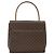 Céline Borsa a mano in tela Macadam CELINE in pelle PVC marrone oro Auth 159824 D'oro - vista 2