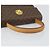 Céline Borsa a mano in tela Macadam CELINE in pelle PVC marrone oro Auth 159824 D'oro - vista 7