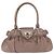 Borsa a mano Gancini in pelle beige argento Salvatore Ferragamo Auth 169577 - vista 13