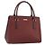 Burberry Borsa a mano in pelle rossa e oro Auth ep13169 Rosso D'oro