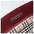 Burberry Borsa a mano in pelle rossa e oro Auth ep13169 Rosso D'oro - vista 10