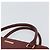 Burberry Borsa a mano in pelle rossa e oro Auth ep13169 Rosso D'oro - vista 8