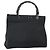 Borsa Tote in Nylon Nera Argento GUCCI Bamboo 002 1010 Auth 170315 Nero