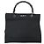 Borsa Tote in Nylon Nera Argento GUCCI Bamboo 002 1010 Auth 170315 Nero - vista 13