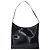 Borsa a spalla Salvatore Ferragamo in pelle verniciata nera argento Auth bs33174 - vista 2