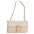 PRADA Schultertasche Nylon Beige Silber Authentisch bs33180