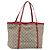 Gucci Borsa Tote GG Supreme in PVC Beige Oro Auth 170475 D'oro