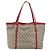 Gucci Borsa Tote GG Supreme in PVC Beige Oro Auth 170475 D'oro - vista 13