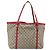 Gucci Borsa Tote GG Supreme in PVC Beige Oro Auth 170475 D'oro - vista 2