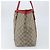 Gucci Borsa Tote GG Supreme in PVC Beige Oro Auth 170475 D'oro - vista 3