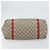 Gucci Borsa Tote GG Supreme in PVC Beige Oro Auth 170475 D'oro - vista 5