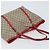 Gucci Borsa Tote GG Supreme in PVC Beige Oro Auth 170475 D'oro - vista 6