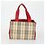 Borsa a Spalla Nova Check Burberry 2 Pezzi Beige Auth 165995 - vista 2