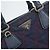 PRADA Borsa a mano in nylon blu navy oro Auth 163420 D'oro - vista 17