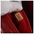 Borsa a spalla in pelle matelassé CHANEL con catena rossa oro CC Auth 169596 Rosso D'oro - vista 11