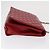 Borsa a spalla in pelle matelassé CHANEL con catena rossa oro CC Auth 169596 Rosso D'oro - vista 3
