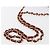 Borsa a spalla in pelle matelassé CHANEL con catena rossa oro CC Auth 169596 Rosso D'oro - vista 8